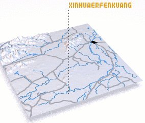 3d view of Xinhua\