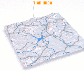 3d view of Tianxinba