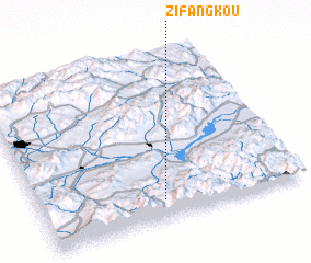 3d view of Zifangkou