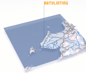 3d view of Batu Linting