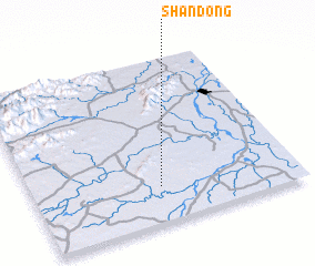 3d view of Shandong