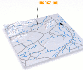 3d view of Huangzhou