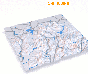 3d view of Sanhejian