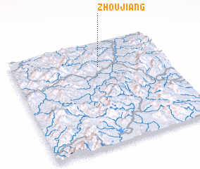 3d view of Zhoujiang