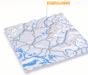 3d view of Kuangjiahe