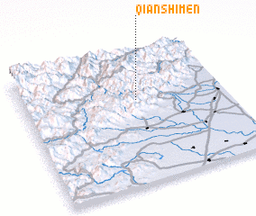 3d view of Qianshimen