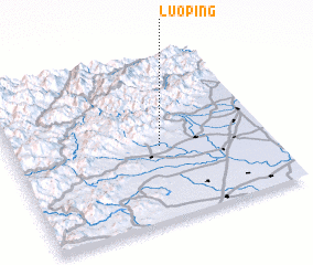 3d view of Luoping
