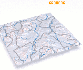 3d view of Gaokeng