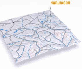 3d view of Manjiagou