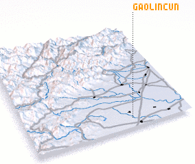 3d view of Gaolincun