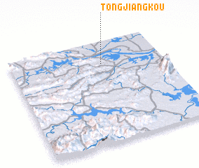 3d view of Tongjiangkou