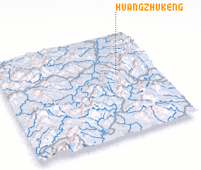 3d view of Huangzhukeng