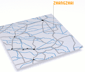 3d view of Zhangzhai