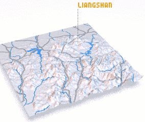 3d view of Liangshan