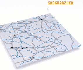 3d view of Sanguanzhen