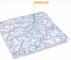 3d view of Zhangxia