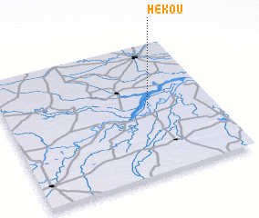 3d view of Hekou