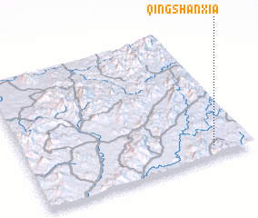 3d view of Qingshanxia