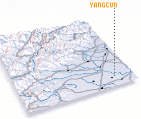 3d view of Yangcun