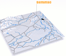 3d view of Baimamiao