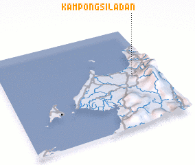3d view of Kampong Siladan