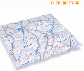 3d view of Chenjiacitang