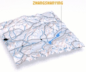 3d view of Zhangshanying