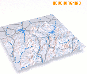 3d view of Houchongmiao