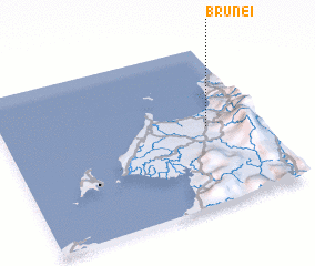 3d view of Brunei