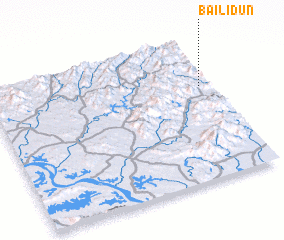 3d view of Bailidun