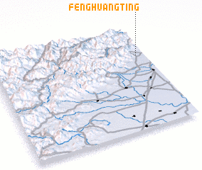 3d view of Fenghuangting