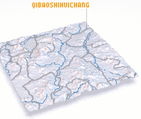 3d view of Qibaoshihuichang