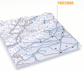 3d view of Yanshan