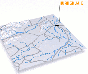 3d view of Huangdujie