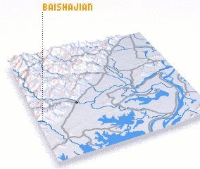 3d view of Baishajian