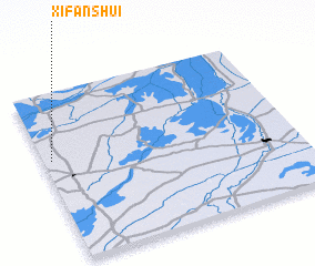 3d view of Xifanshui