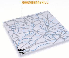3d view of Gooseberry Hill