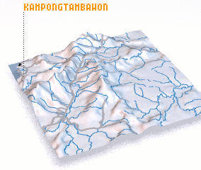 3d view of Kampong Tambawon