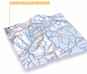 3d view of Kampong Kopindenan