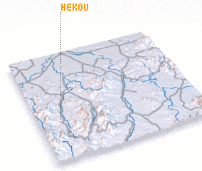 3d view of Hekou