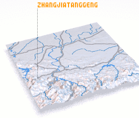 3d view of Zhangjiatanggeng