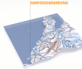 3d view of Kampong Karambunai