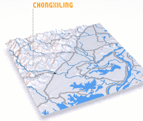 3d view of Chongxiling