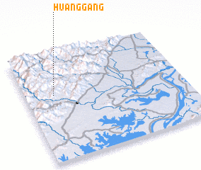 3d view of Huanggang