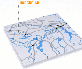 3d view of Jiangkouji