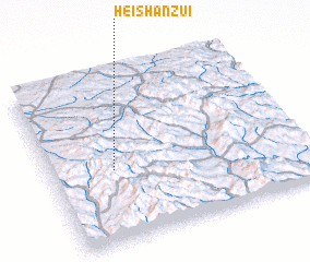 3d view of Heishanzui