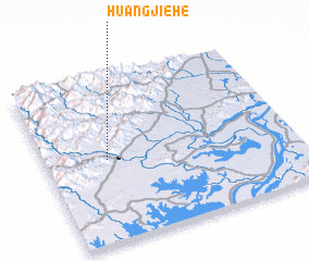 3d view of Huangjiehe