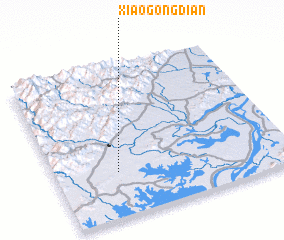 3d view of Xiaogongdian