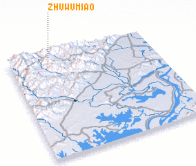 3d view of Zhuwumiao