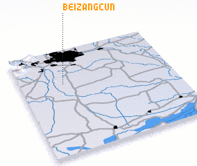 3d view of Beizangcun